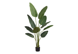 English Elm Artificial Bird Of Paradise Floor Plant, 60" Tall Faux Tree, Lifelike Greenery For Home & Office Decor B2710P220055