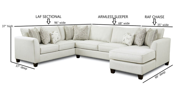 Fusion Transitional Homecoming Stone Sectional Sofa With Contrasting Pillows And Flared Arms For Comfort Khaki Ws,100% Polypropylene 28-33l,28,26r Homecoming Stone Sectional