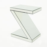 Christopher Knight Home® - Noble House - Auda Mirrored Z Shaped Side Table