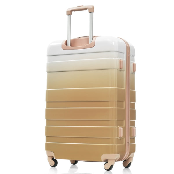 English Elm Luggage Sets 3 Piece Abs Hardshell Spinner Suitcase with Tsa Lock Lightweight Travel N726P203164D