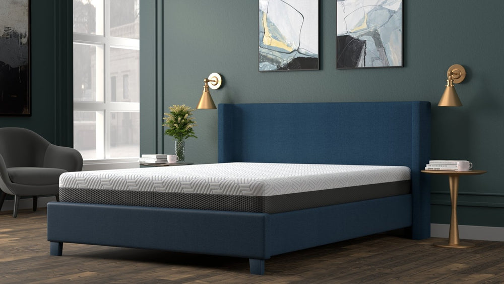 English Elm Omne Fria King Mattress Gel Memory Foam Cooling Cover Pressure Relief Sleep B047P316874