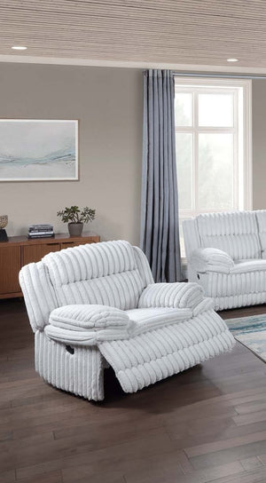 English Elm Living Room Reclining Couch 3-Piece Set - Manual Sofa With Drop-Down Table & Console Loveseat B011S01740