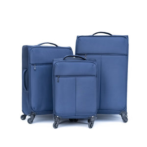 English Elm Oxford Cloth Softside Spinner Suitcase Waterproof Fabric Shell with Ergonomic Handle W2710P242519