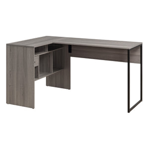 OSP Home Furnishings Hagney Lane L-Shaped Desk Farm Oak