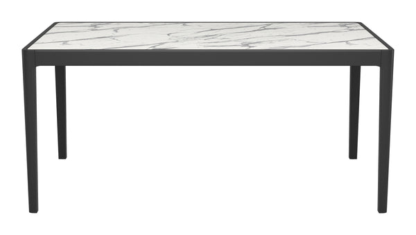 Tokai Dining Table White 110087 Zuo Modern