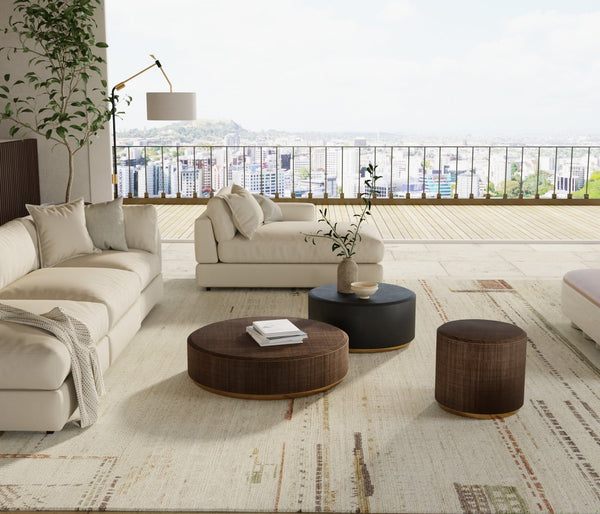 Feizy Rugs Kasbah Hand-knotted Wool Rug - Moroccan-inspired, Durable And Stylish For Bohemian Home Decor Tan,Red,Green Wool Kas69g2fbgemlte50