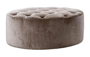 Homeroots 40" Purple Velvet Footstool Ottoman   282513