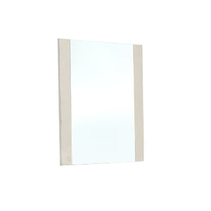 Homeroots 41" Beige Framed Dresser Mirror Beige Mdf 282547