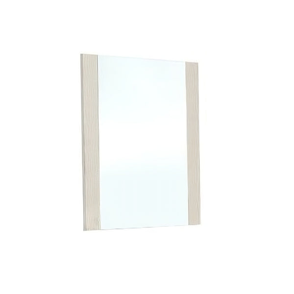 Homeroots 41" Beige Framed Dresser Mirror Beige Mdf 282547