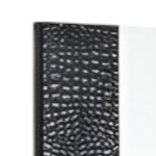 HomeRoots 41" Stylish Wood Framed Mounted Dresser Mirror – Enhance Your Space with Modern Elegance and Functionality Black 282548