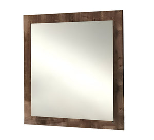 Homeroots 41" Brown Framed Dresser Mirror  Mdf 282561