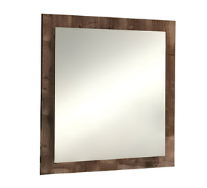 Homeroots 41" Brown Framed Dresser Mirror  Mdf 282561