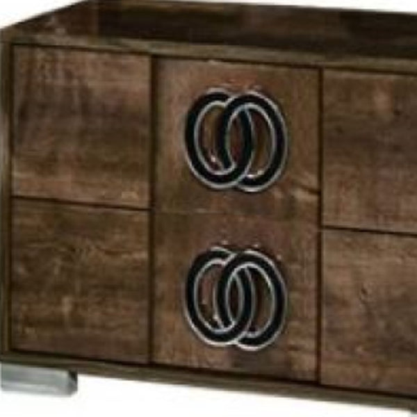 20 Inch Wood Nightstand Compact Bedside Storage Table for Modern Bedroom Decor and Style