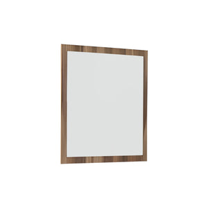 Homeroots 41" Natural Wood Framed Accent Mirror  Glass,Veneer 282583