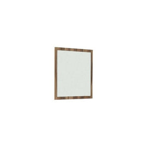 Homeroots 41" Natural Wood Framed Accent Mirror  Glass,Veneer 282583
