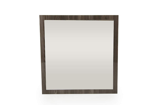 Homeroots 41" Grey Mdf  Veneer  And Glass Mirror  Mdf 282605
