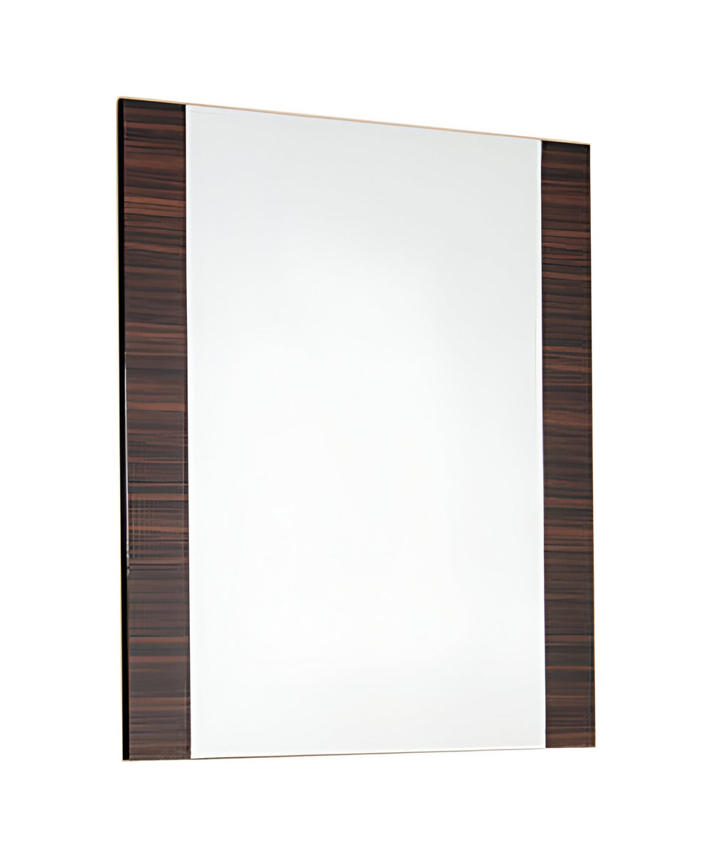 Homeroots 45" Ebony Framed Accent Mirror Ebony Mdf 282616