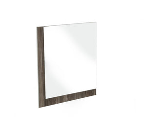 Homeroots 41" Gray Framed Dresser Mirror Grey Mdf 282644