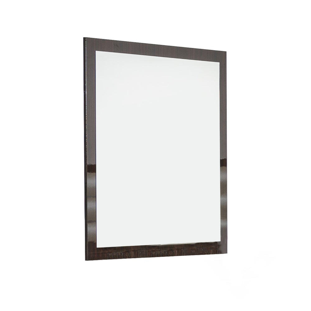Homeroots 41" Ebony Framed Dresser Mirror  Mdf 282659