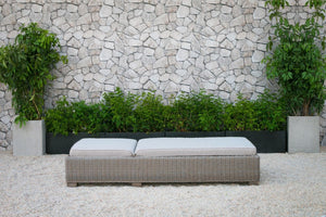 HomeRoots 75" Brown Chaise Lounge with Beige Cushion - Stylish Outdoor Recliner for Ultimate Comfort & Relaxation 282700