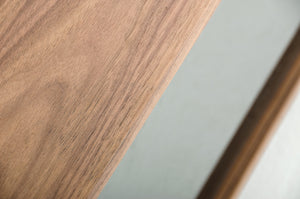 Homeroots 13" Walnut Veneer  Metal  And Glass Coffee Table   282725