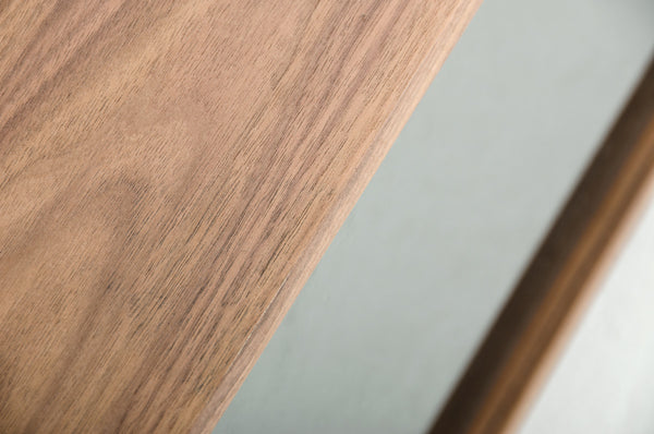 Homeroots 13" Walnut Veneer  Metal  And Glass Coffee Table   282725