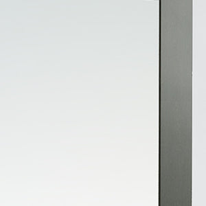 Homeroots 79" Wenge Mdf  Veneer  And Glass Mirror  Wood 282736