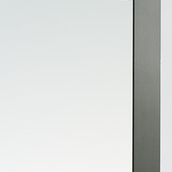 Homeroots 79" Wenge Mdf  Veneer  And Glass Mirror  Wood 282736