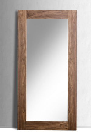 Homeroots 79" Brown Framed Full Length Hanging Mirror  Wood 282737