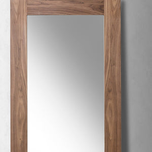 Homeroots 79" Brown Framed Full Length Hanging Mirror  Wood 282737