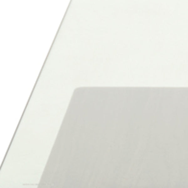 Homeroots 39" Clear And Brown Glass Coffee Table With Shelf   282747