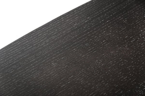 Homeroots 30" Wenge Veneer Oval Dining Table  Wood,Manufactured 282791