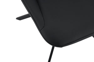 English Elm Dining Chairs Set Of 2 - Stylish Swivel Design With High Back, Durable Leather, Ideal For Modern Spaces W3493P347182