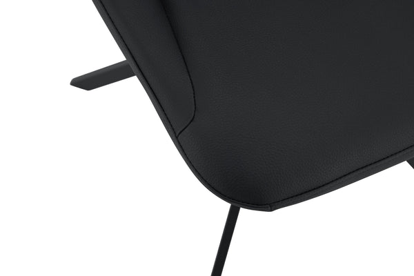 English Elm Dining Chairs Set Of 2 - Stylish Swivel Design With High Back, Durable Leather, Ideal For Modern Spaces W3493P347182