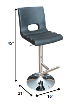 Homeroots " Bar Chair  Steel 282876
