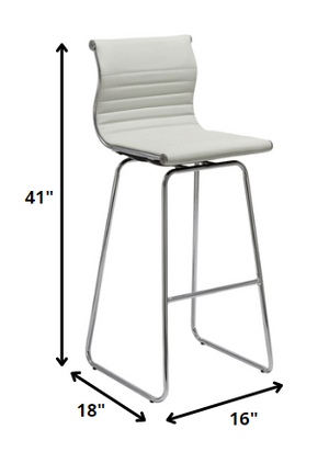 Homeroots " Bar Chair  Steel 282903