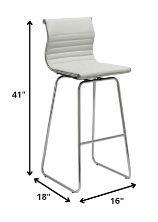 Homeroots " Bar Chair  Steel 282903