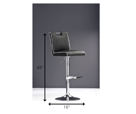 Homeroots " Bar Chair  Steel 282924