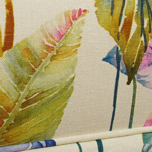 English Elm Jennifer Taylor Home - Paradise Upholstered Arm Chair - Elegant Off-White Floral Cotton Accent For Living Rooms & Bedrooms B2719P238243