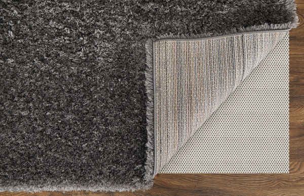 Feizy Rugs Darian Plush High Pile Polyester Shag Rug - Cozy, Modern Design For Effortless Home Elegance Gray Polyester Drn39k0fgry000p00