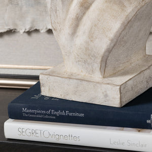 Crestview Collection White Hart Sculpture - Elegant Crestview Design In Exquisite China - Perfect Home Accessory Decor   Cvdzep063