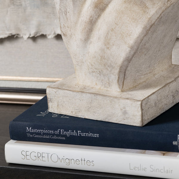 Crestview Collection White Hart Sculpture - Elegant Crestview Design In Exquisite China - Perfect Home Accessory Decor   Cvdzep063