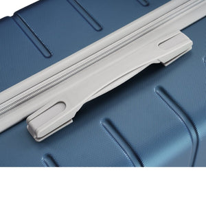 English Elm Premium Abs Hardshell 3 Piece Suitcase Set with Tsa Locks and Spinner Wheels Blue N726P296022C