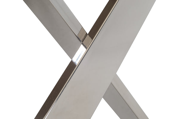 Homeroots Modern Ash And Steel End Table   283171