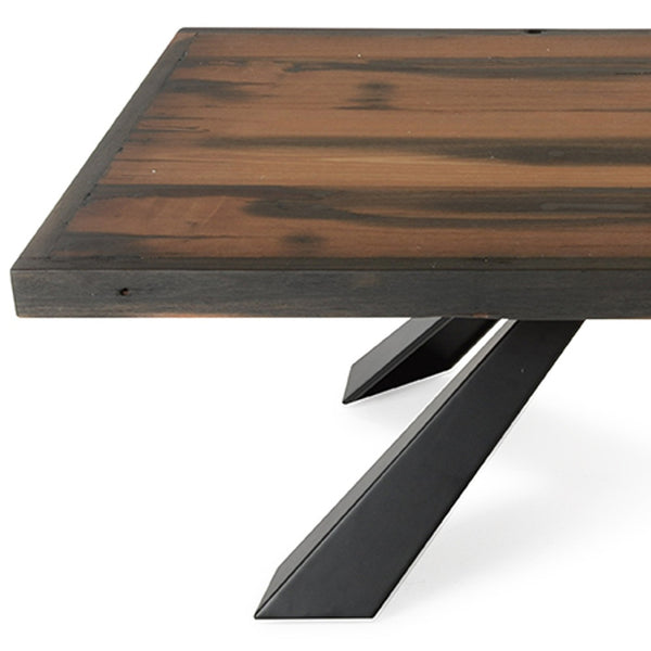 Homeroots 15" Ship Wood And Metal Coffee Table   283183