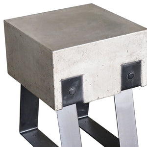 Homeroots " Bar Chair  Concrete 283276