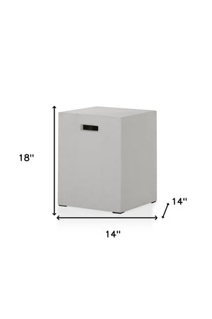 Homeroots Concrete Bar Chair  Concrete 283289