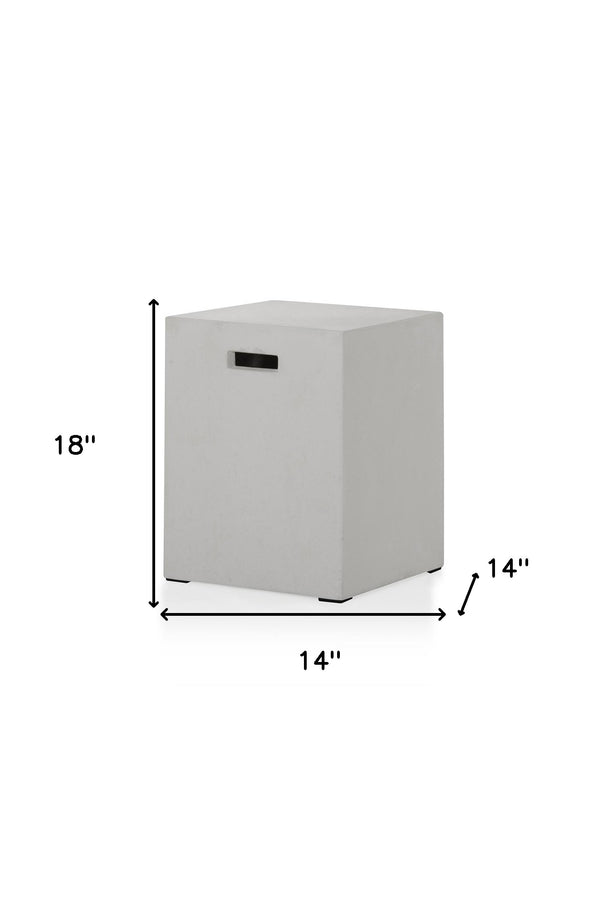 Homeroots Concrete Bar Chair  Concrete 283289