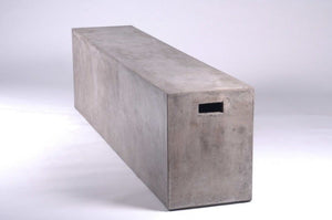 Homeroots 63" Concrete Park Bench  Concrete 283295