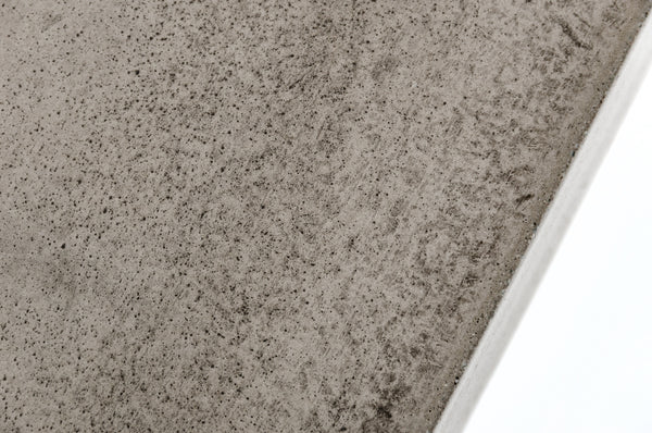 Homeroots 30" Concrete And Stainless Steel Dining Table  Stainless Steel 283301